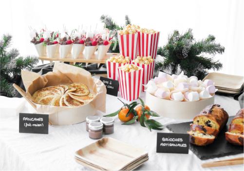 photo brunch, plateau de crudités