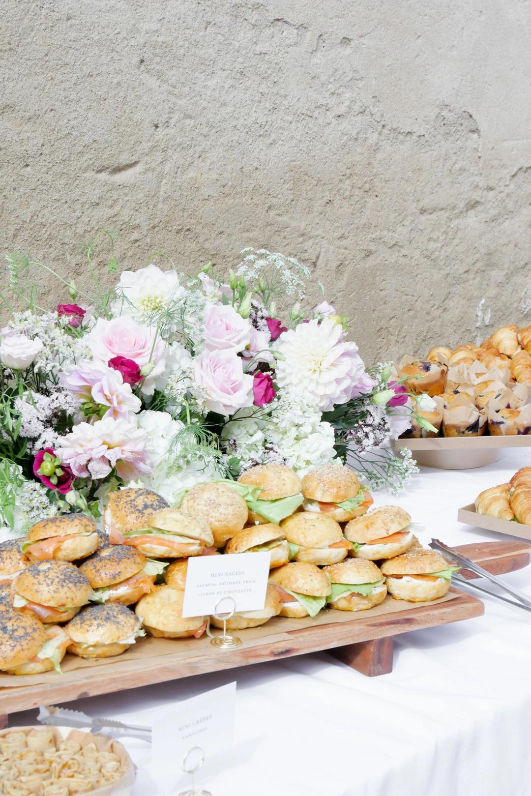 photo brunch, plateau de crudités